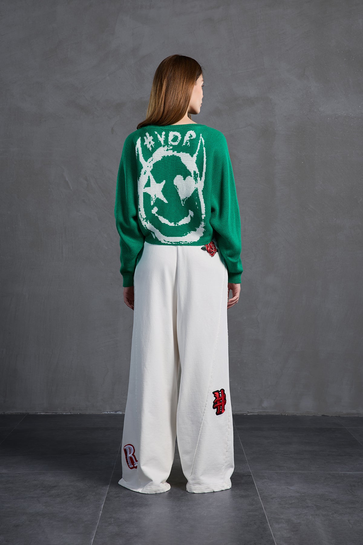 Yesil Kayik Yaka Kazak 18053