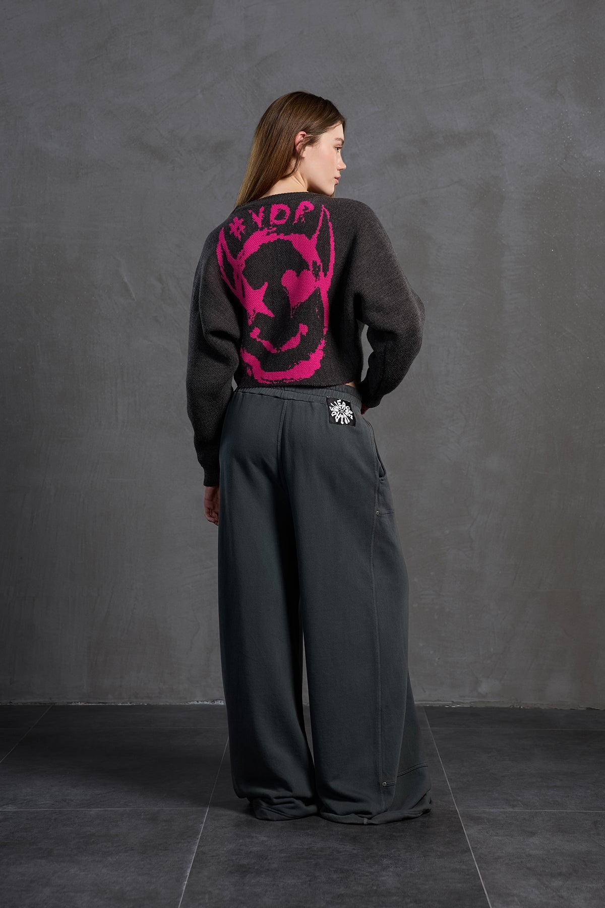 Antrasit Kayik Yaka Kazak 18053