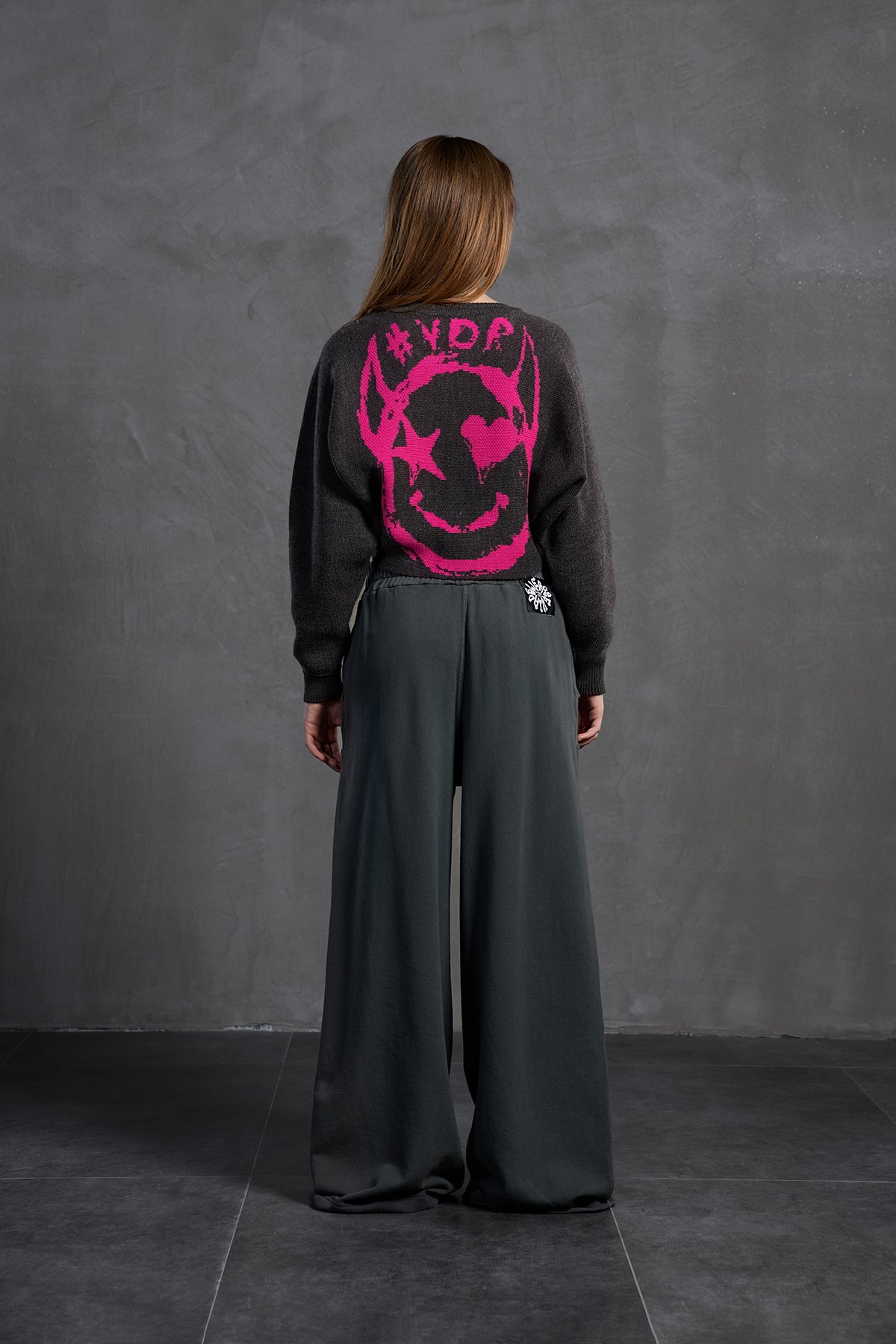 Antrasit Kayik Yaka Kazak 18053