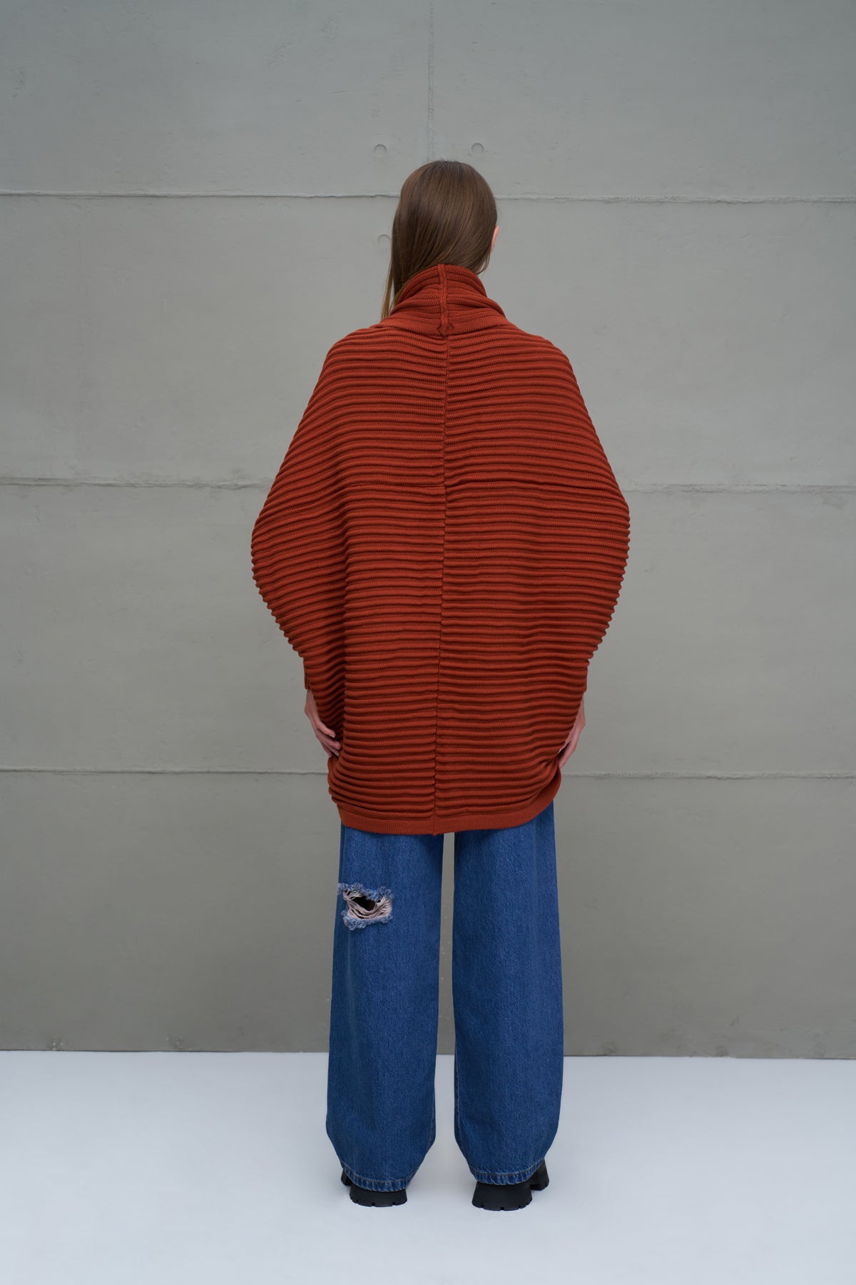 Bordo Oversize Triko Hirka 18072