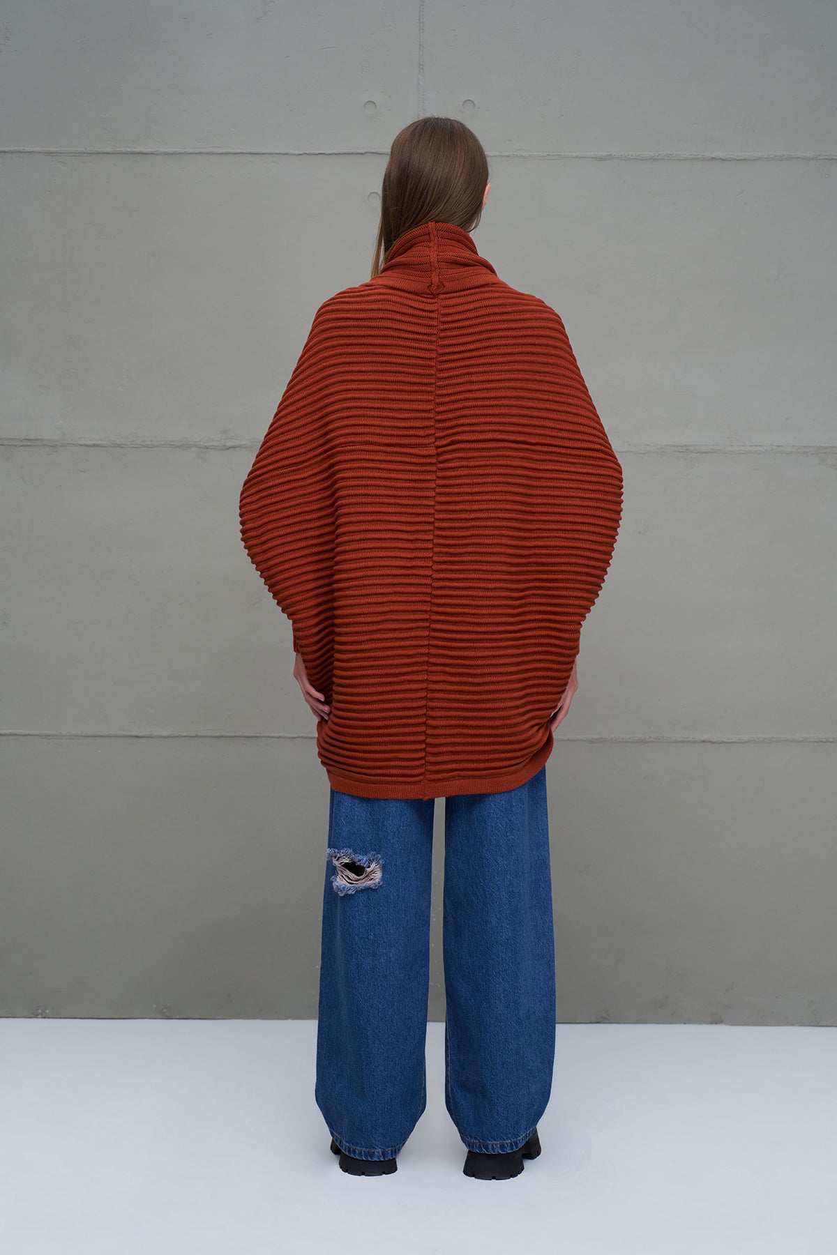 Bordo Oversize Triko Hirka 18072