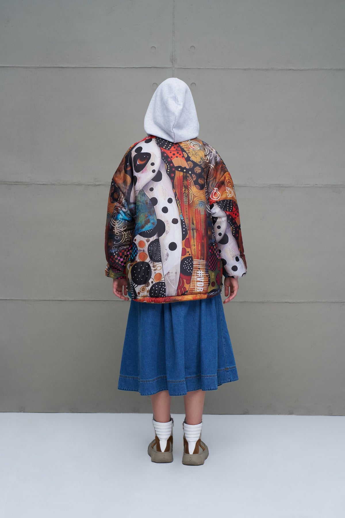 Taba Çift Tarafli Büzgülü Oversize Ceket 18135