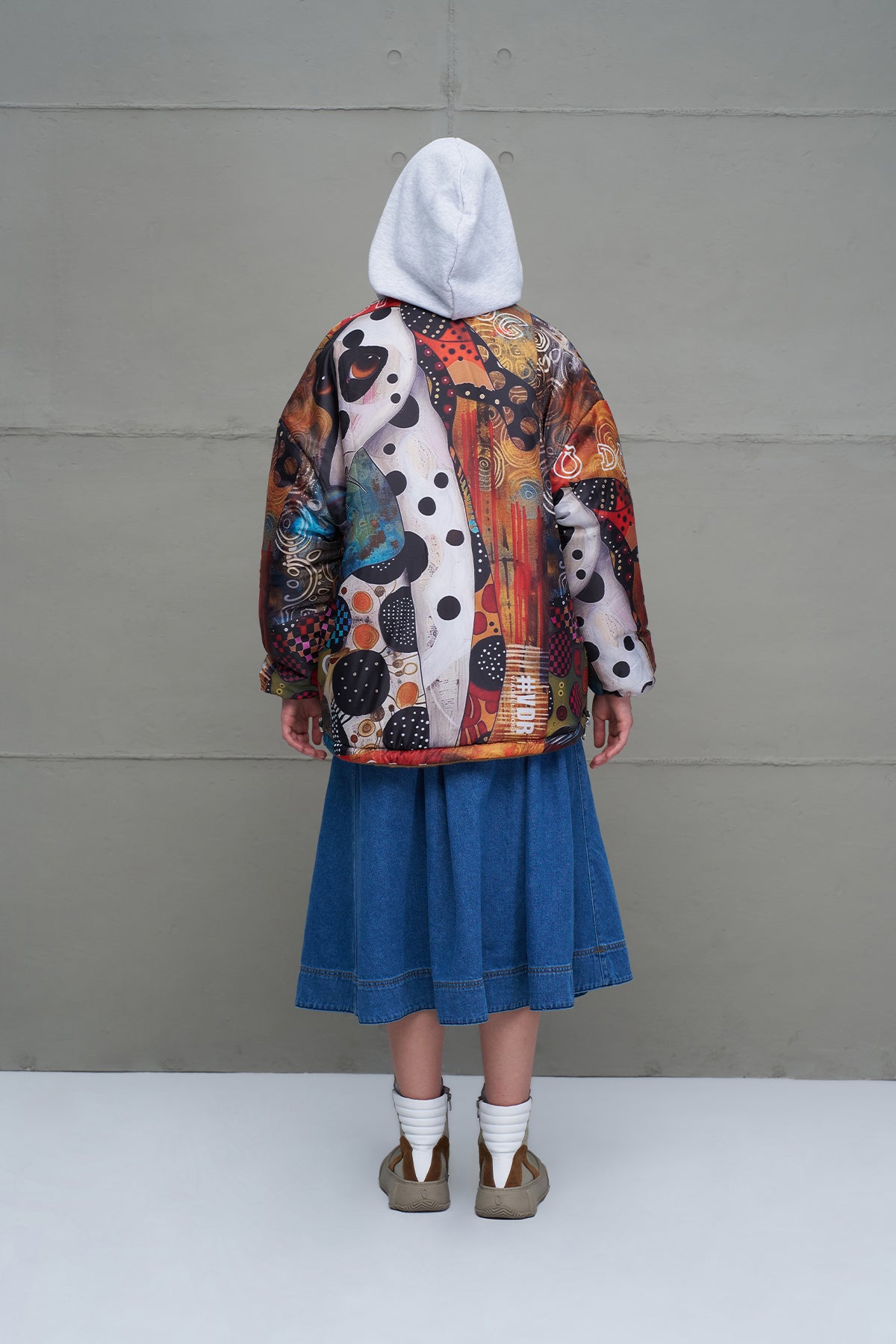 Taba Çift Tarafli Büzgülü Oversize Ceket 18135