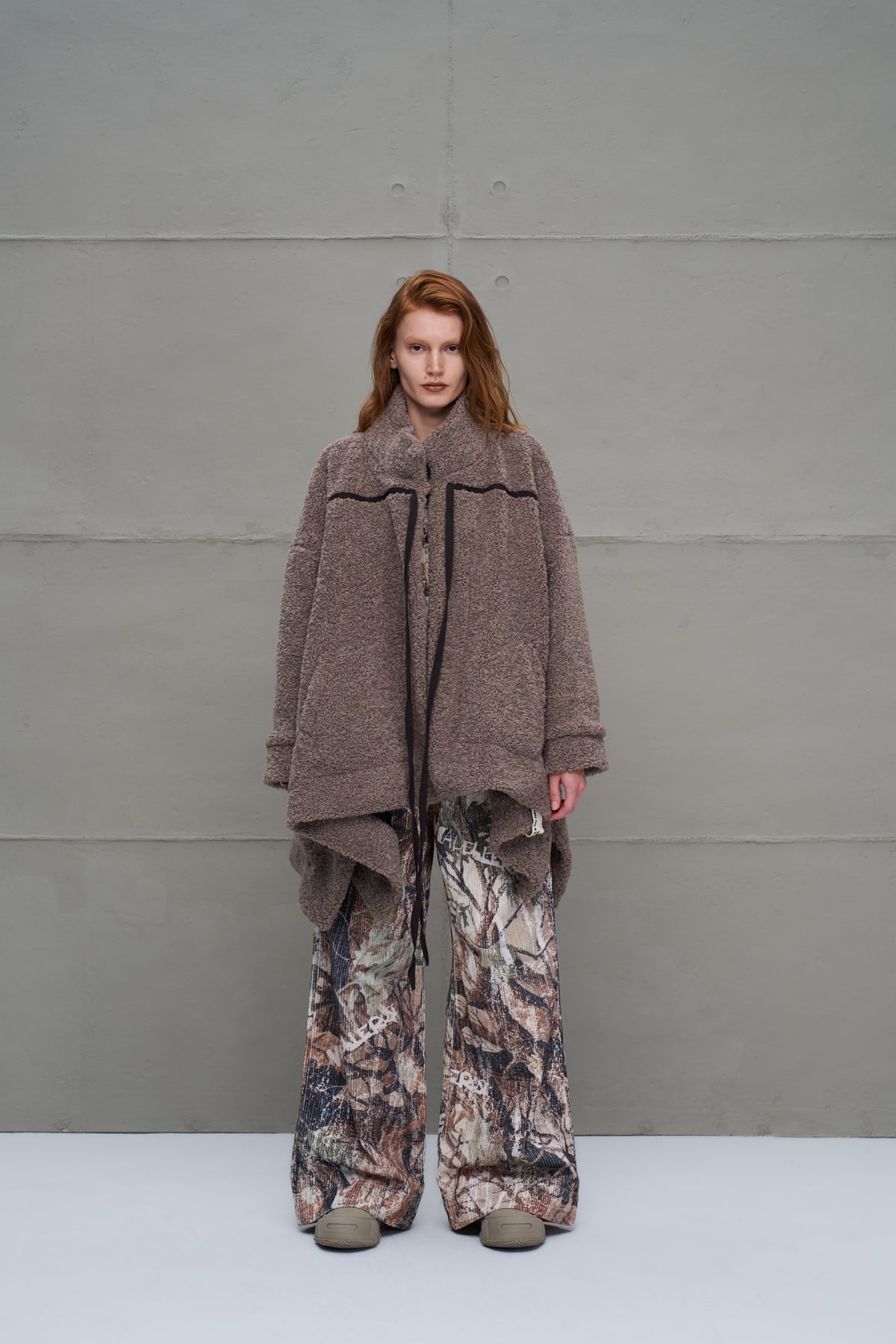 Taba Kürk Görünümlü Oversize Hirka 18184