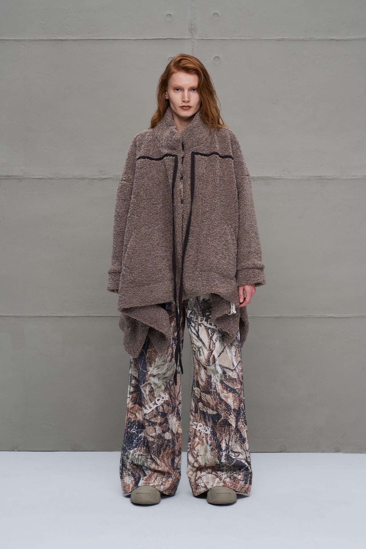 Taba Kürk Görünümlü Oversize Hirka 18184