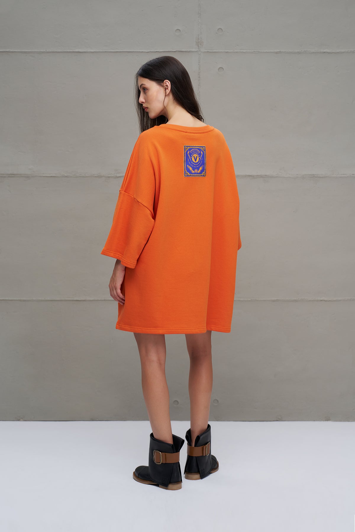 Turuncu Oversize Sweatshirt 18215
