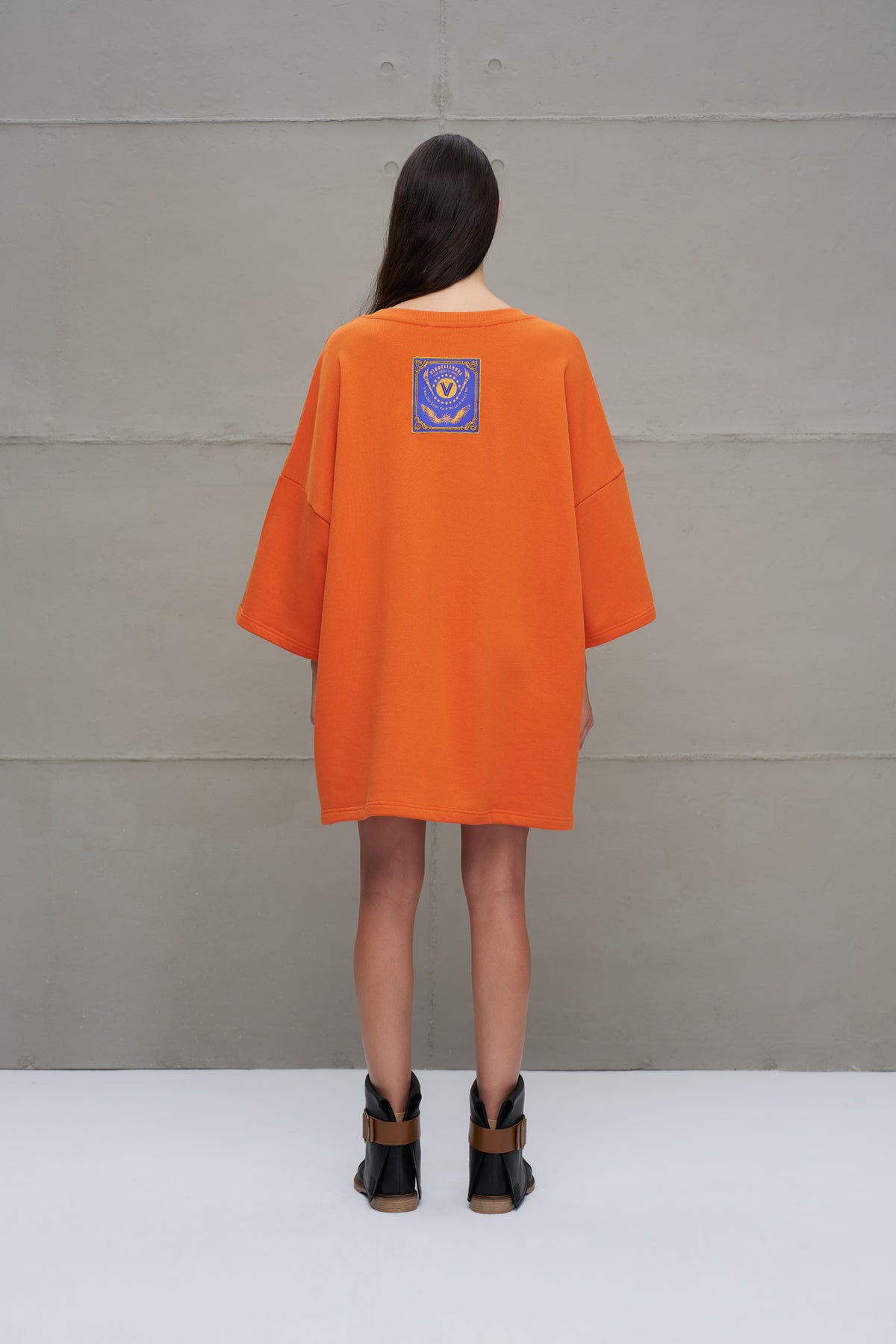 Turuncu Oversize Sweatshirt 18215