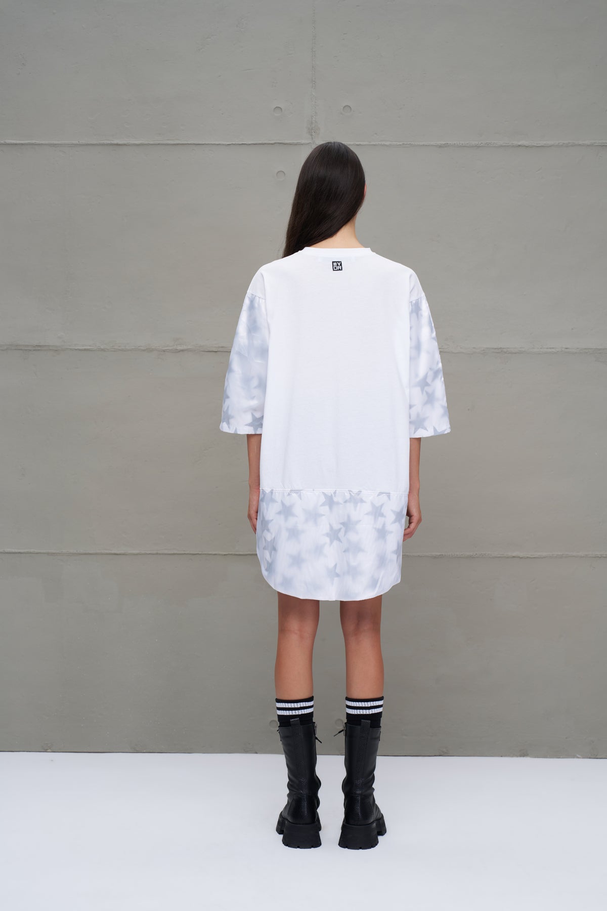 Beyaz Oversize T-Shirt 18245