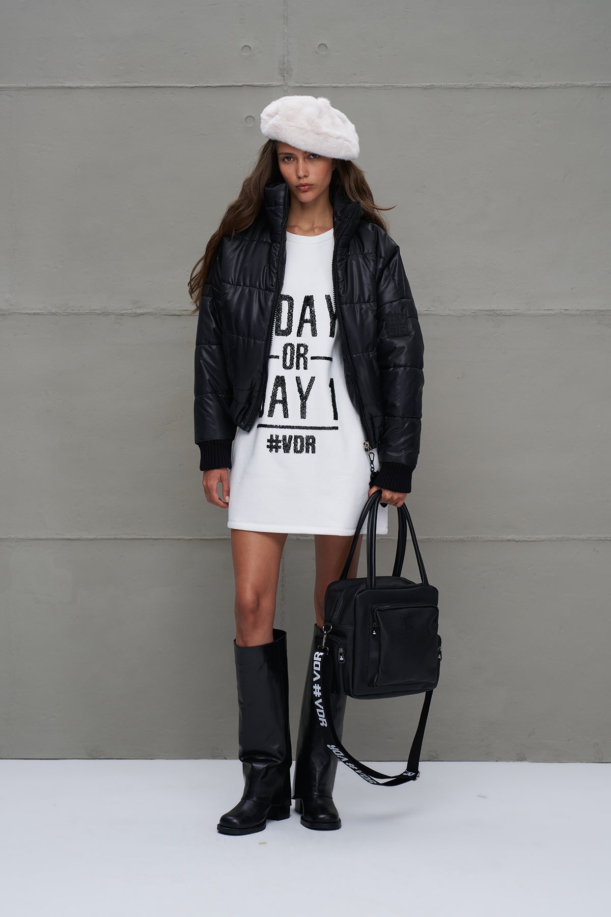 Siyah Kapitoneli Bomber Ceket 18246