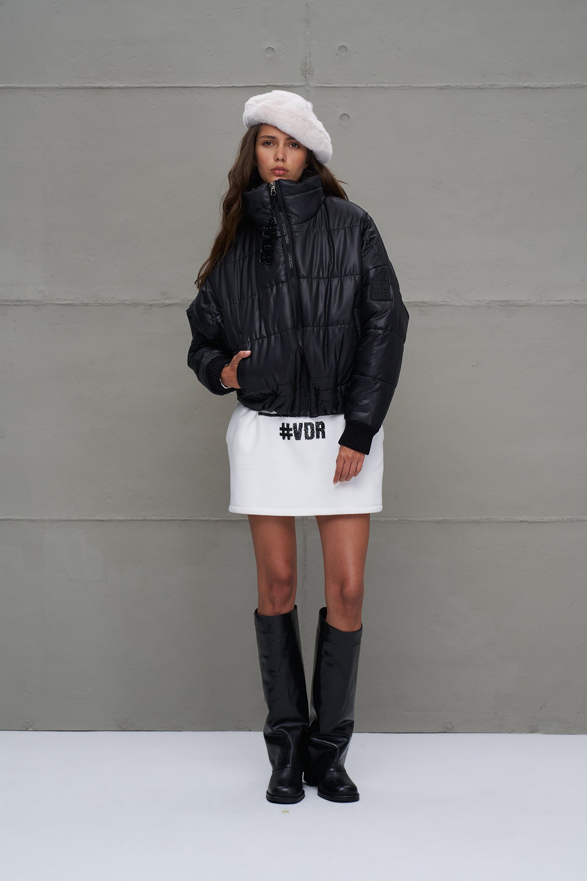 Siyah Kapitoneli Bomber Ceket 18246