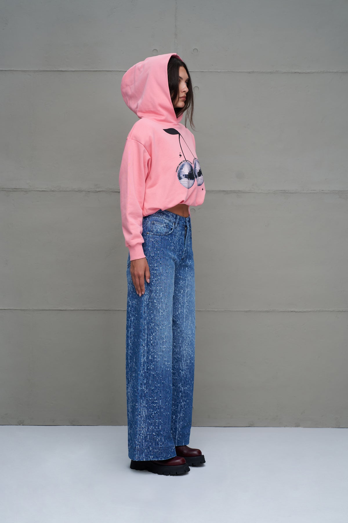 Mavi Eskitme Oversize Denim Pantolon 18261