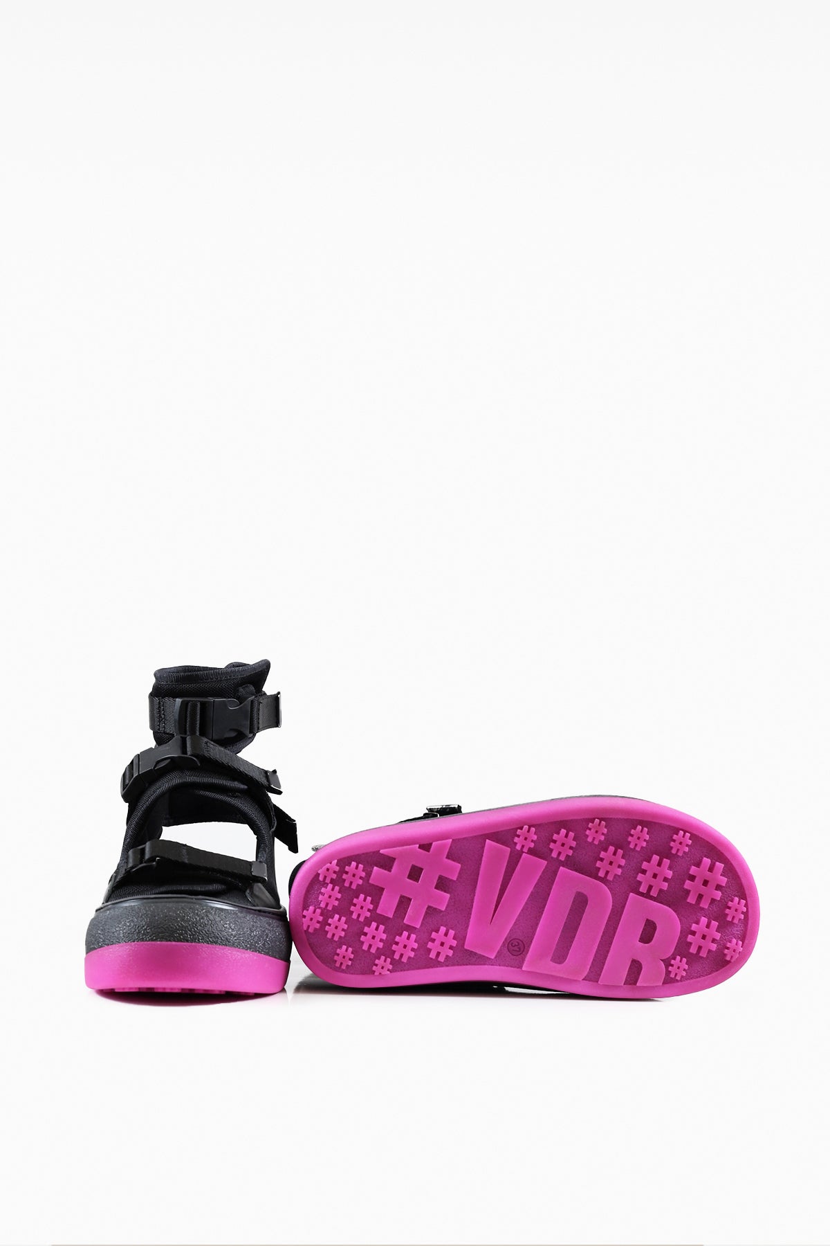 Siyah Pembe Sandalet Win