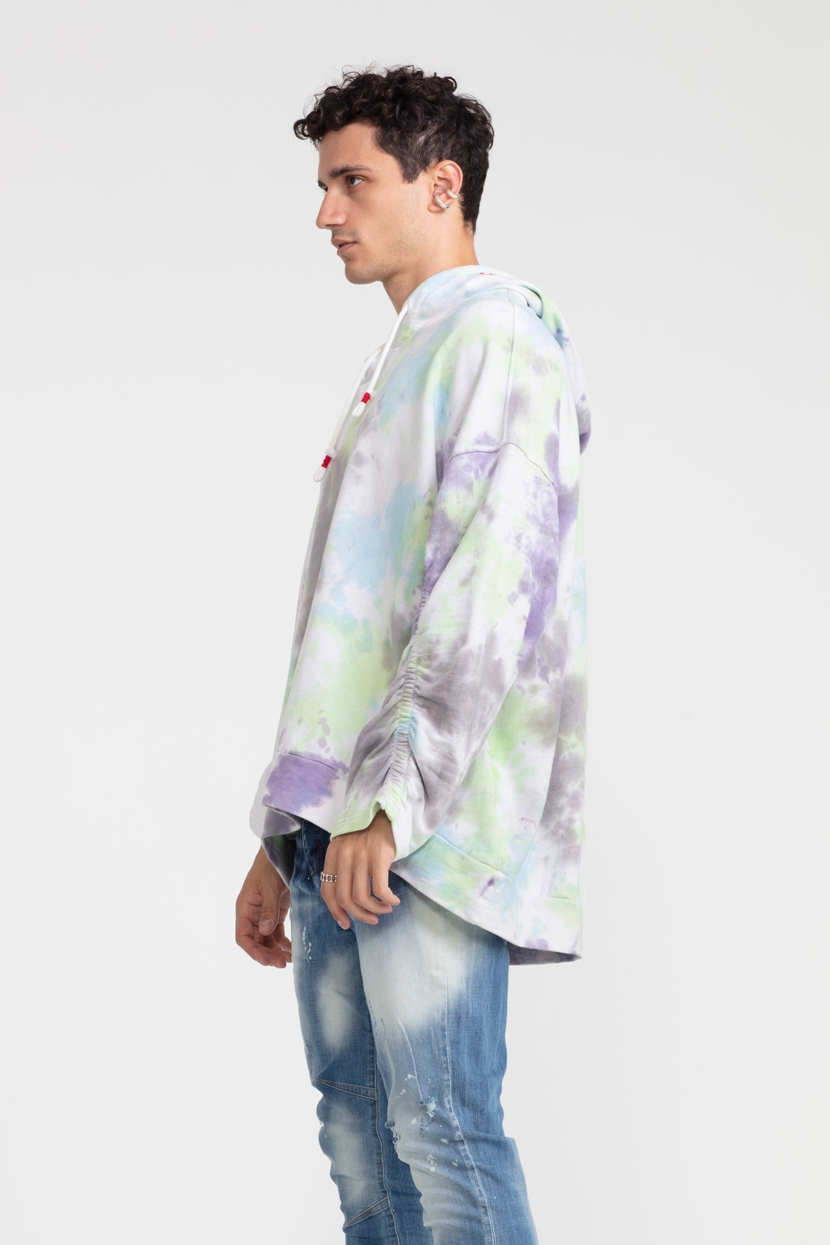 Çok Renkli Batik Sweatshirt 1008