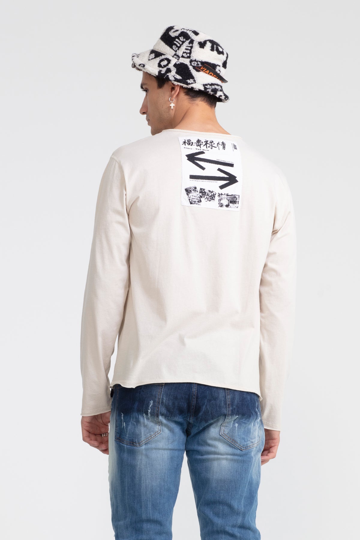 Bej Uzun T-shirt 1047