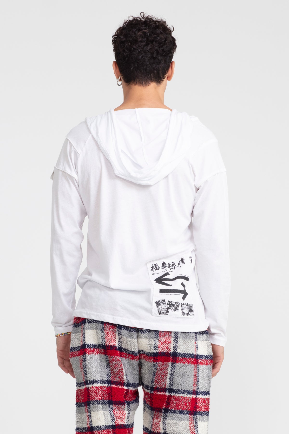 Beyaz Uzun T-shirt 1052