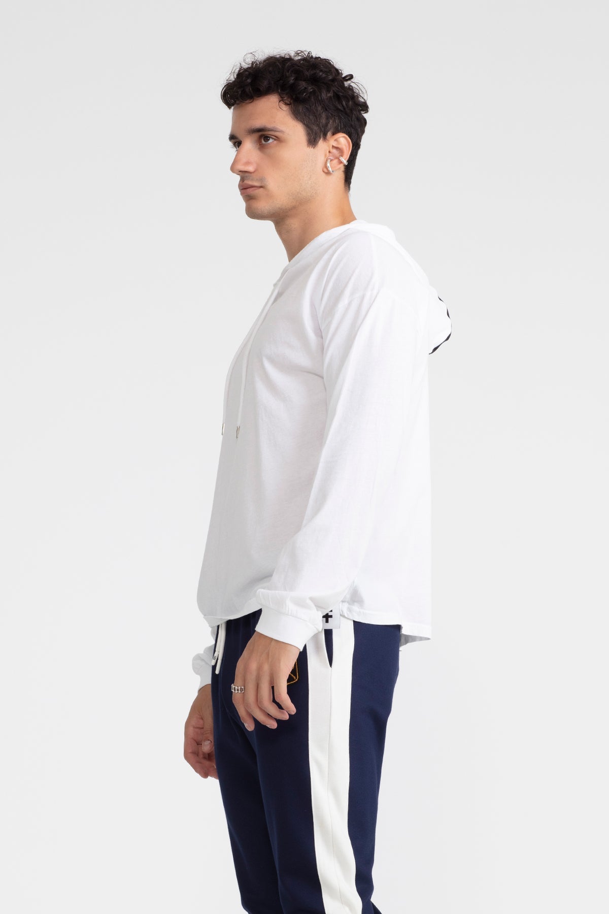 Beyaz Uzun T-shirt 1055