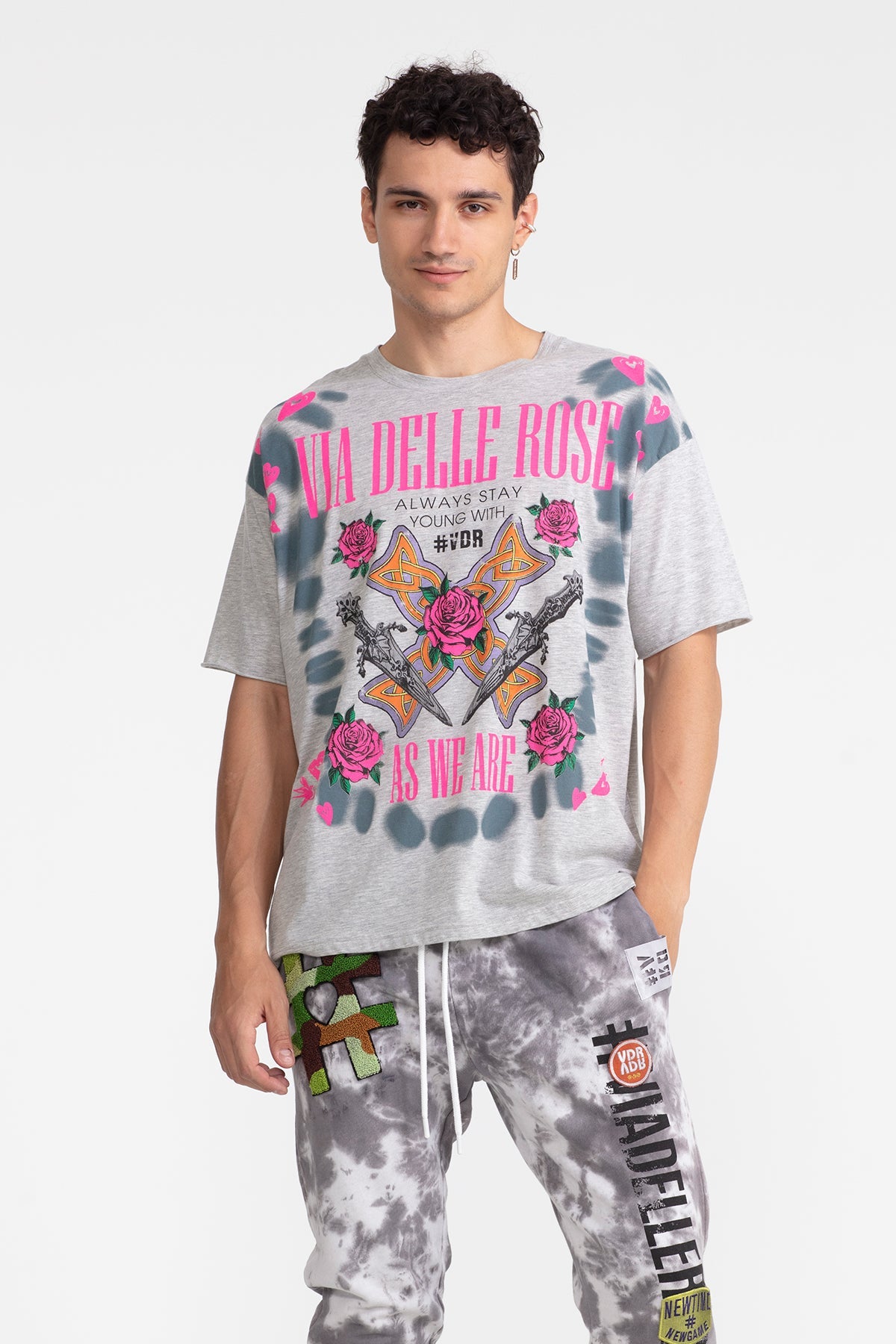 Gri Melanj T-shirt 1058