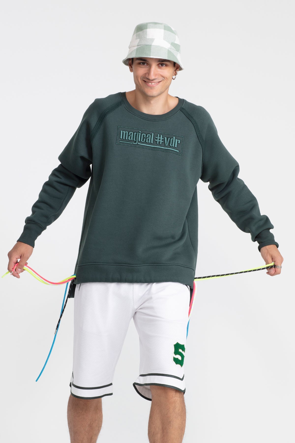 Koyu Yesil Sweatshirt 1100