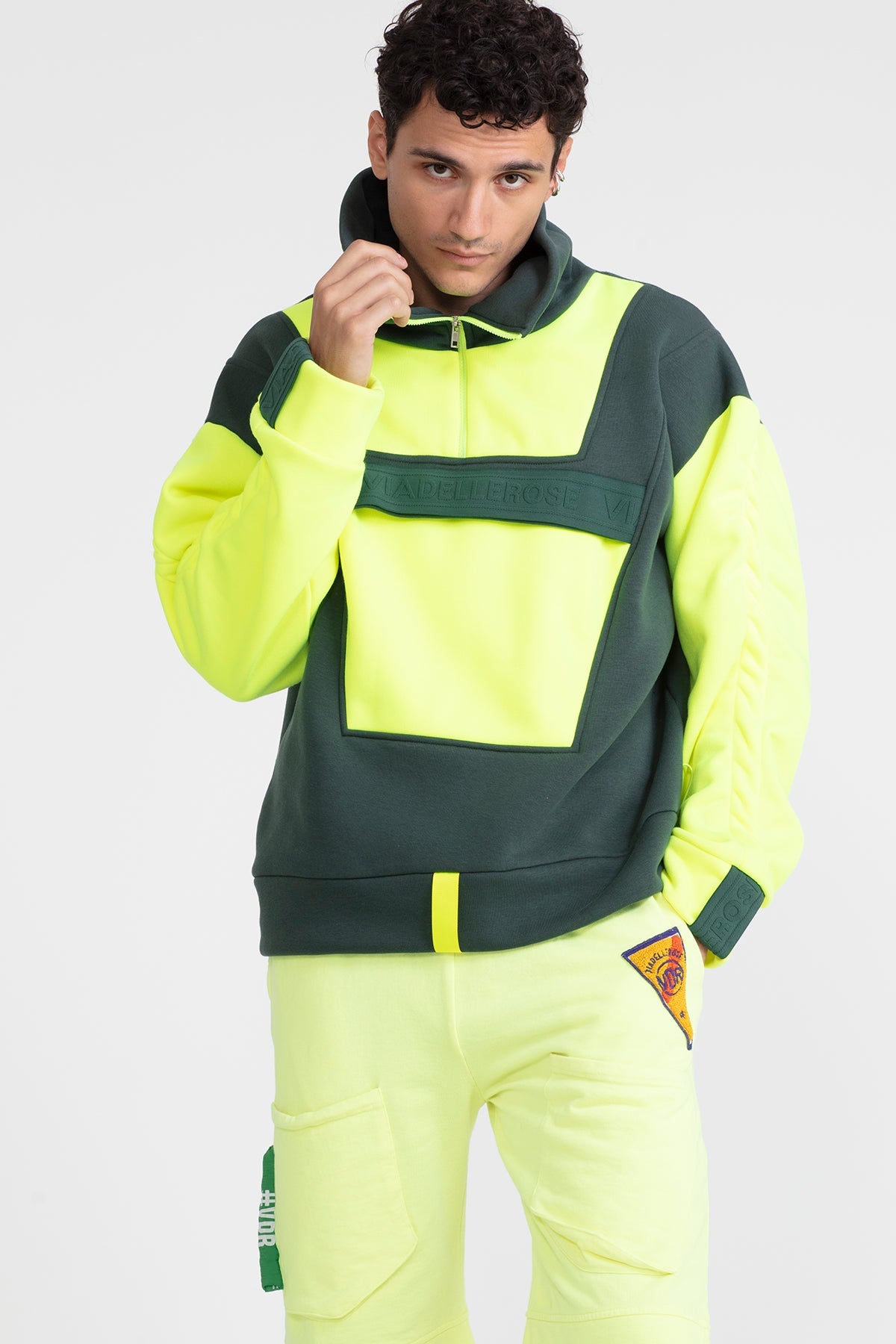 Yesil Sari Neon Sweatshirt 1105