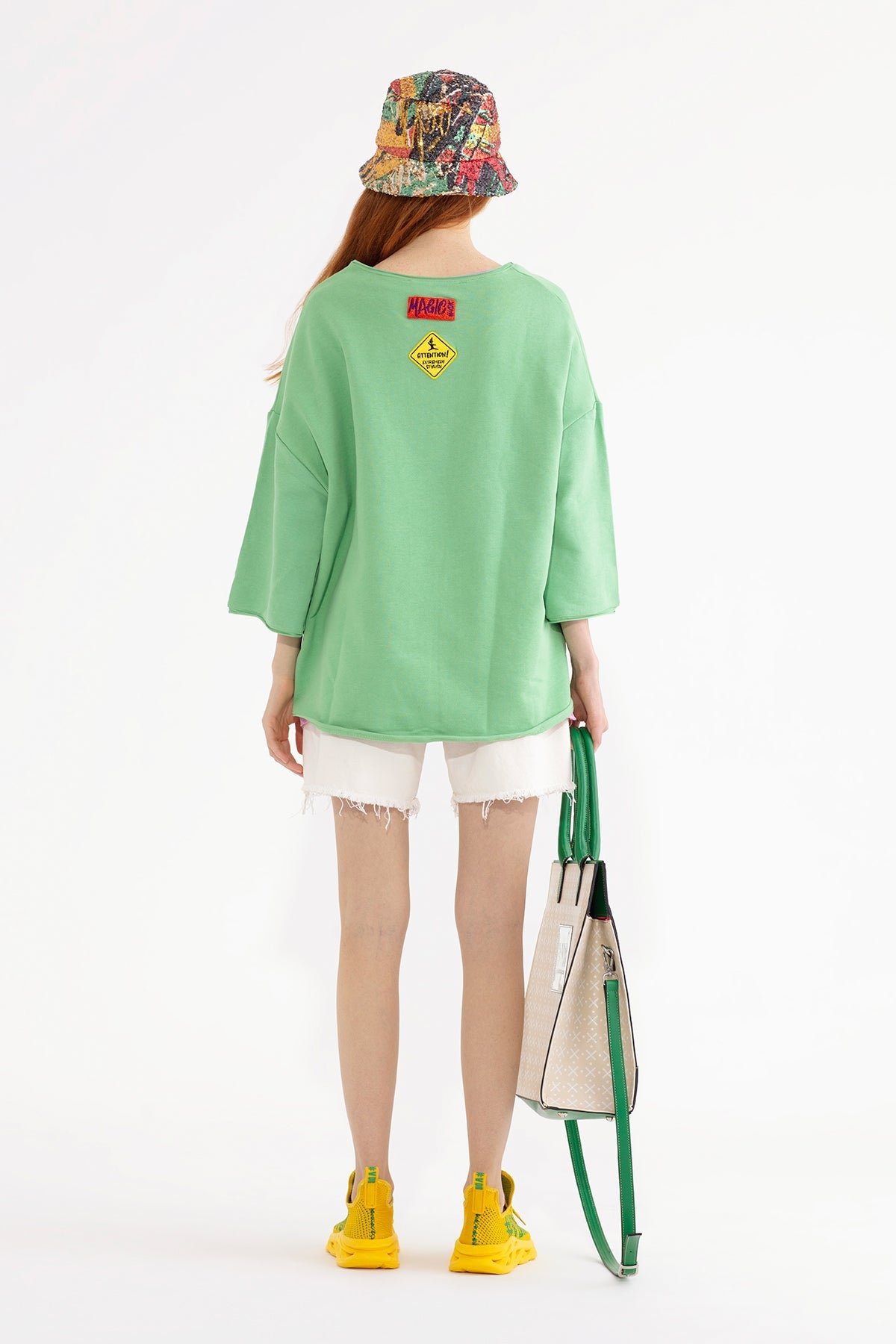 Bej Yesil Çanta Xbag