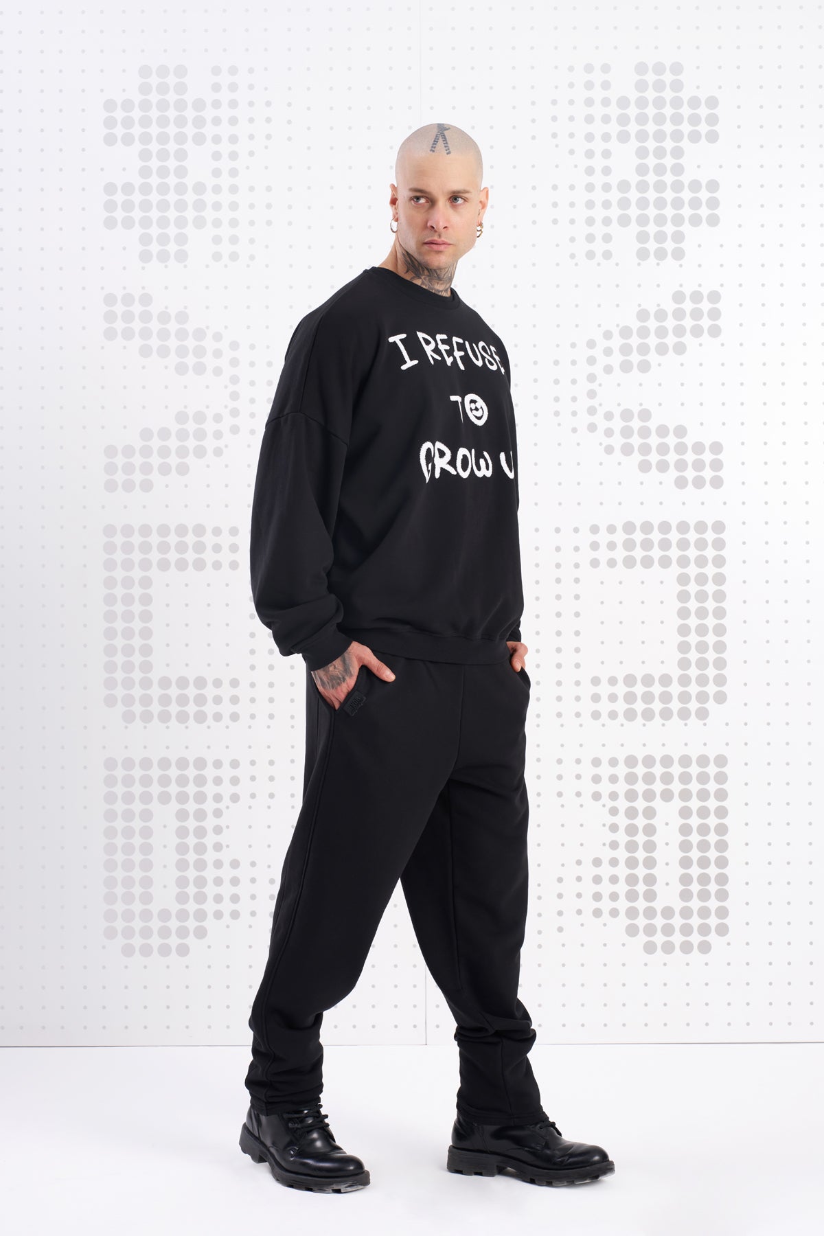 Siyah Sweatshirt Yoko