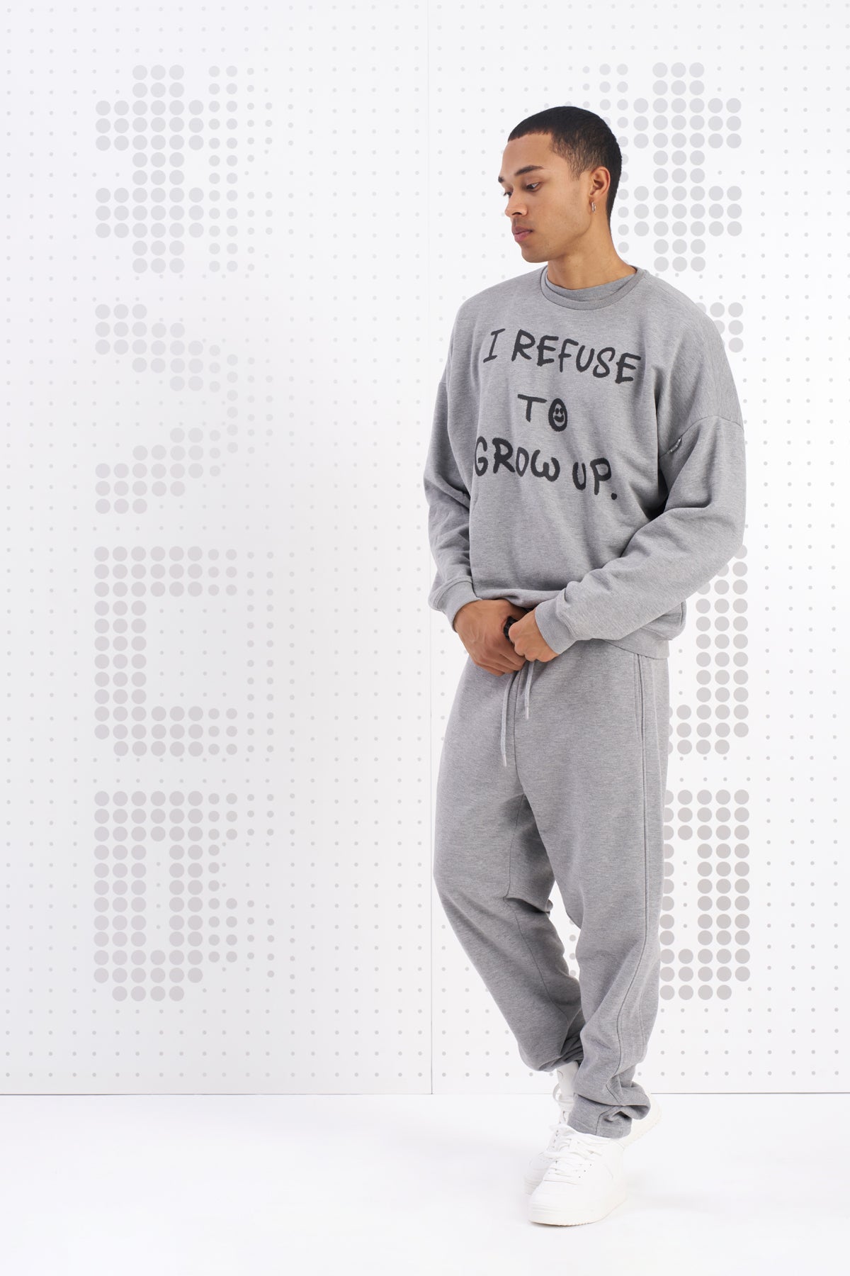 Gri Melanj Sweatshirt Yoko