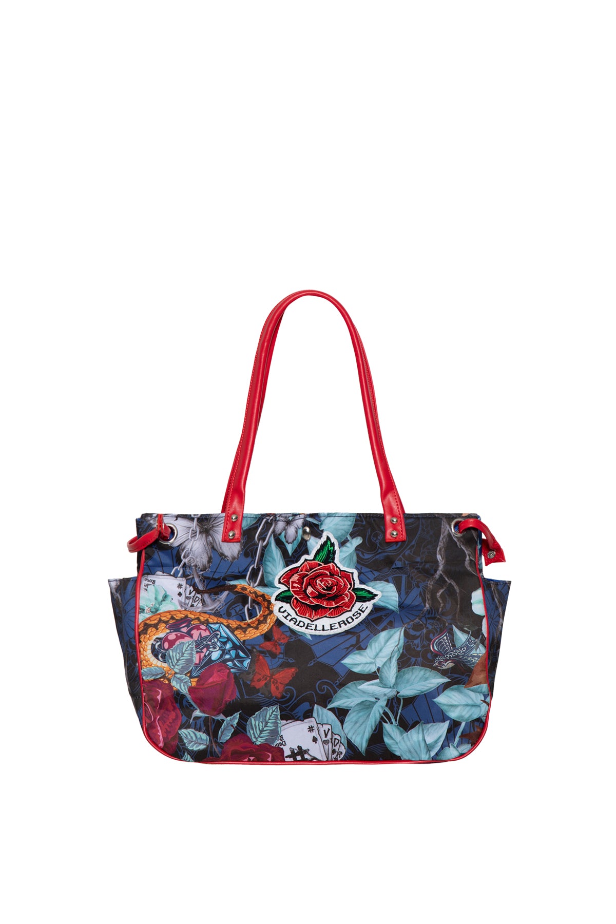 Çok Renkli Cepli Çanta Bona