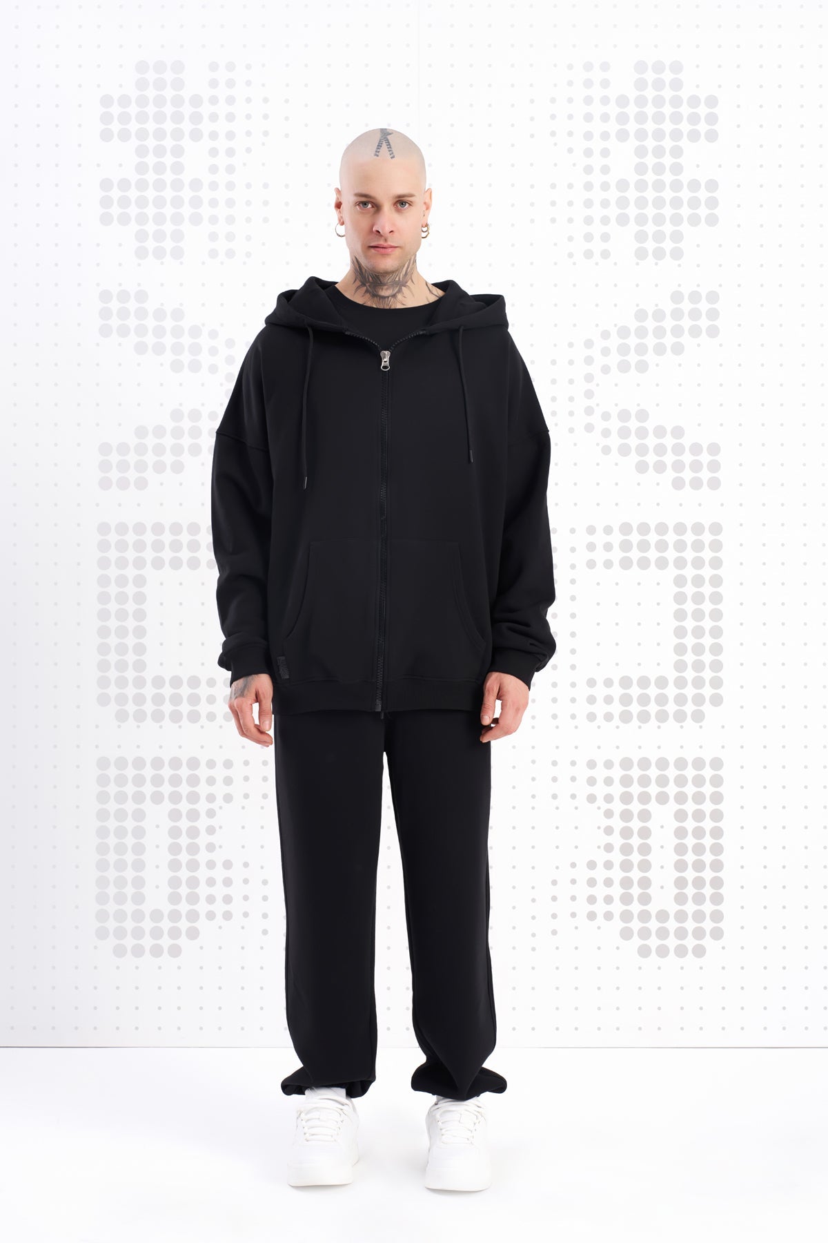 Siyah  Sweatshirt Moto