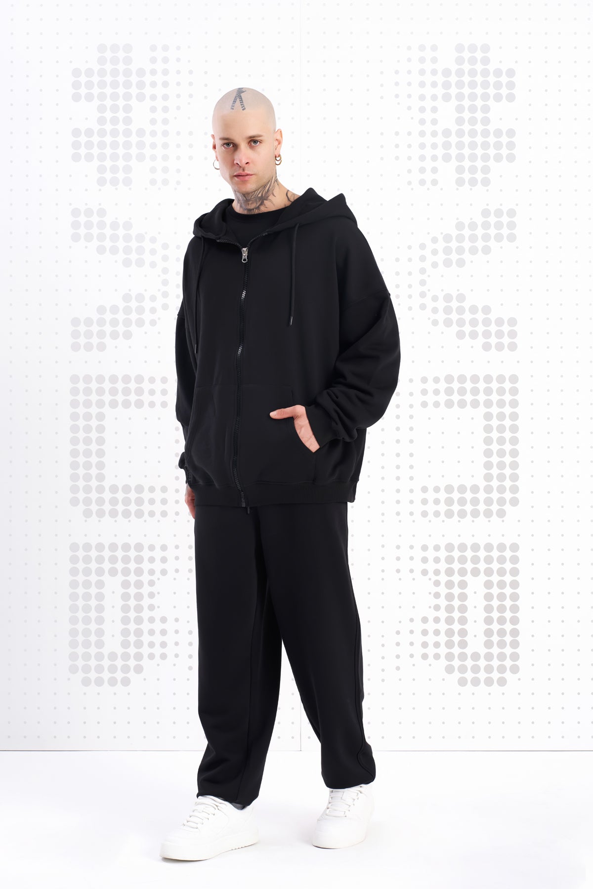 Siyah  Sweatshirt Moto