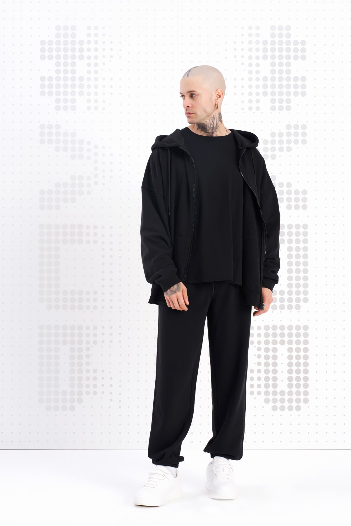 Siyah  Sweatshirt Moto