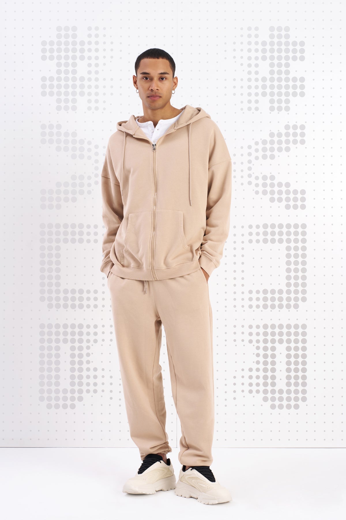 Bej  Sweatshirt Moto