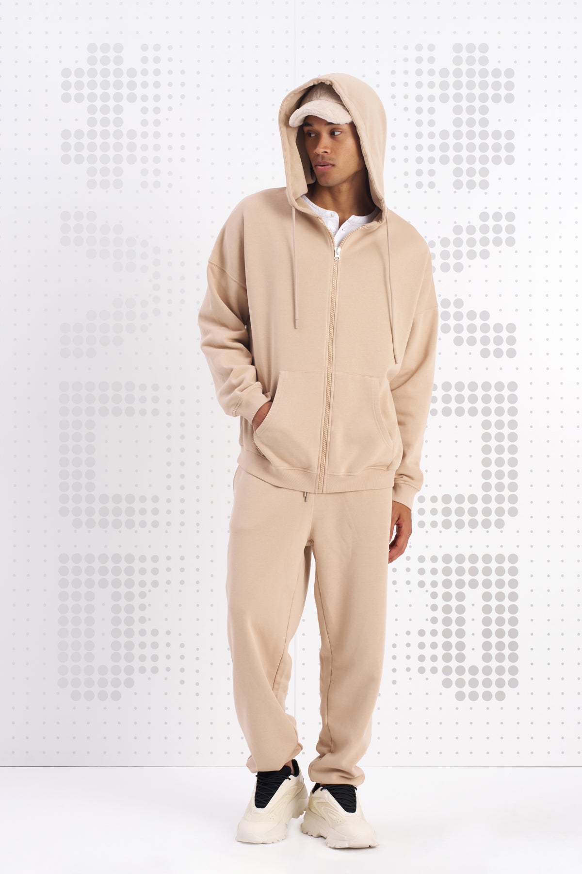 Bej  Sweatshirt Moto