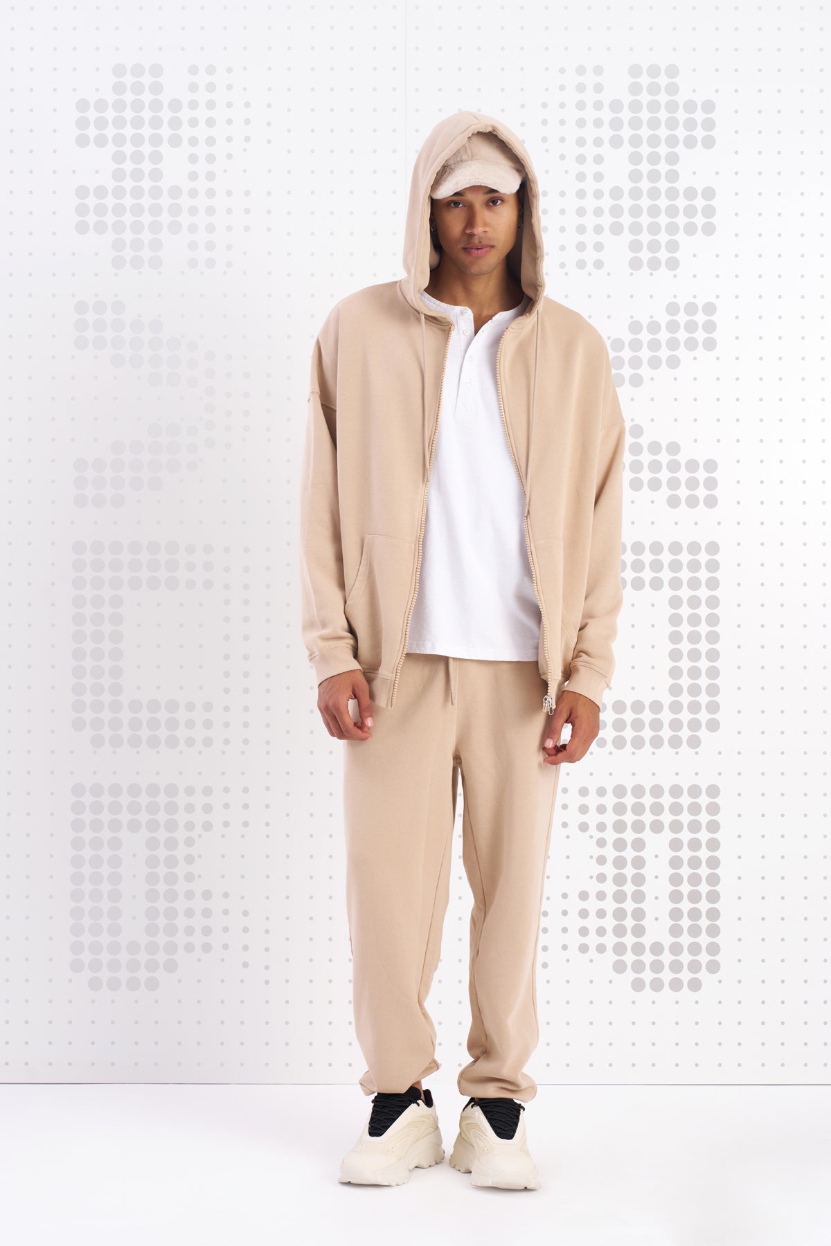Bej  Sweatshirt Moto