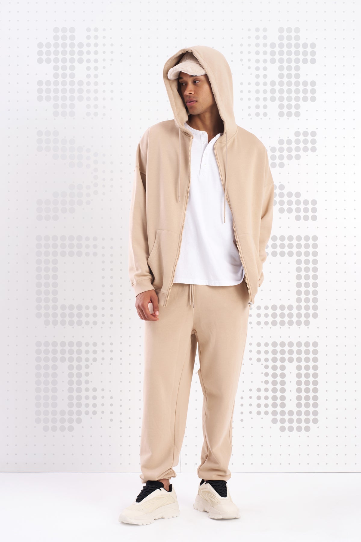 Bej  Sweatshirt Moto