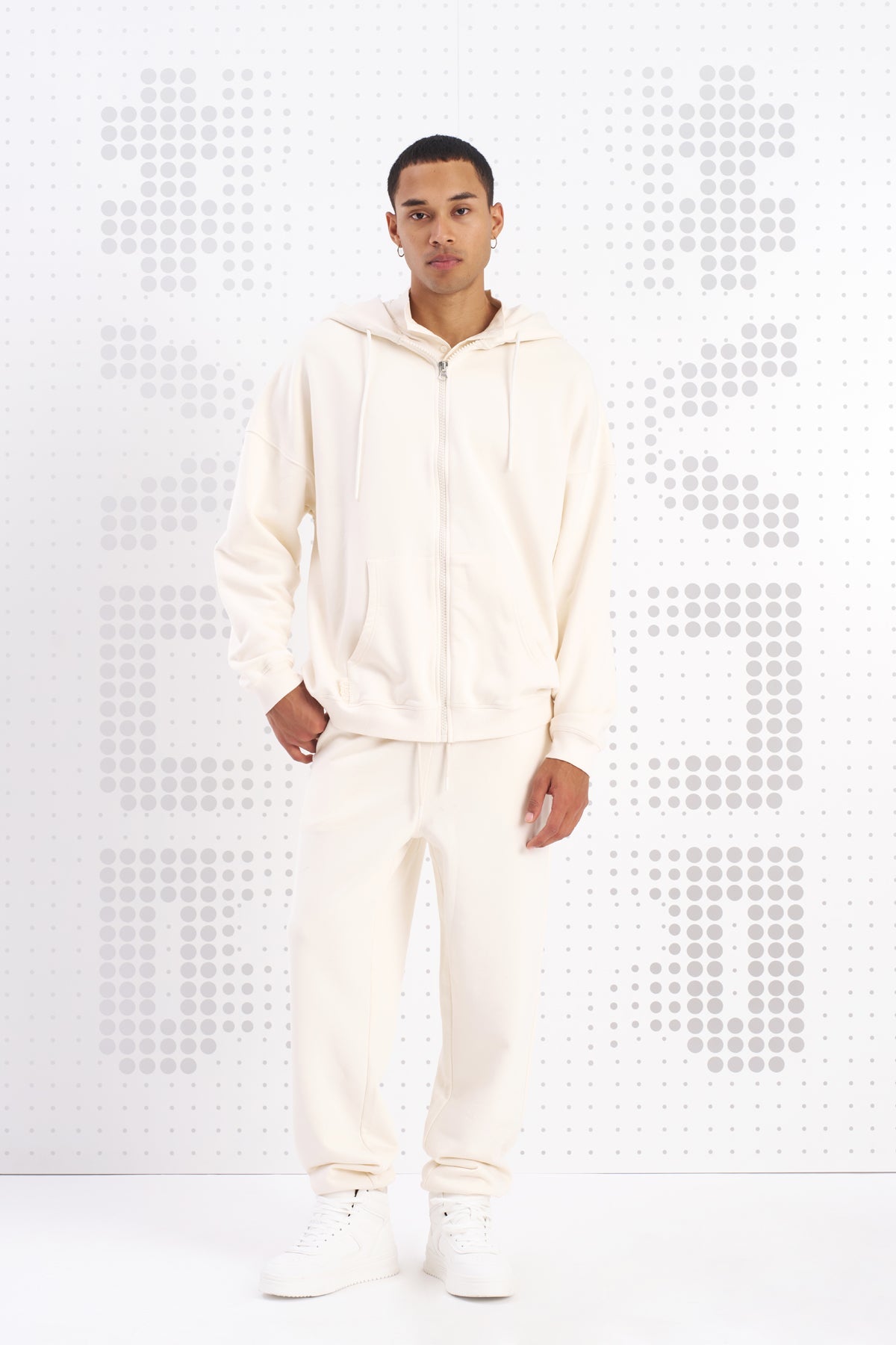 Krem  Sweatshirt Moto