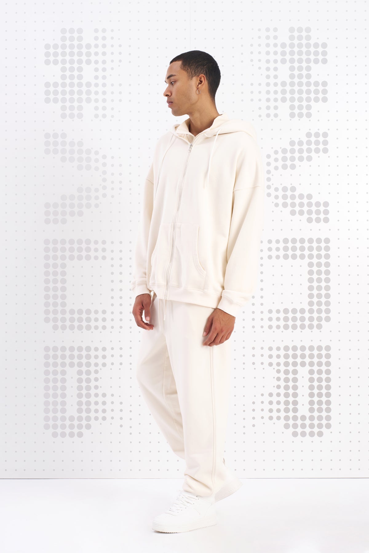 Krem  Sweatshirt Moto