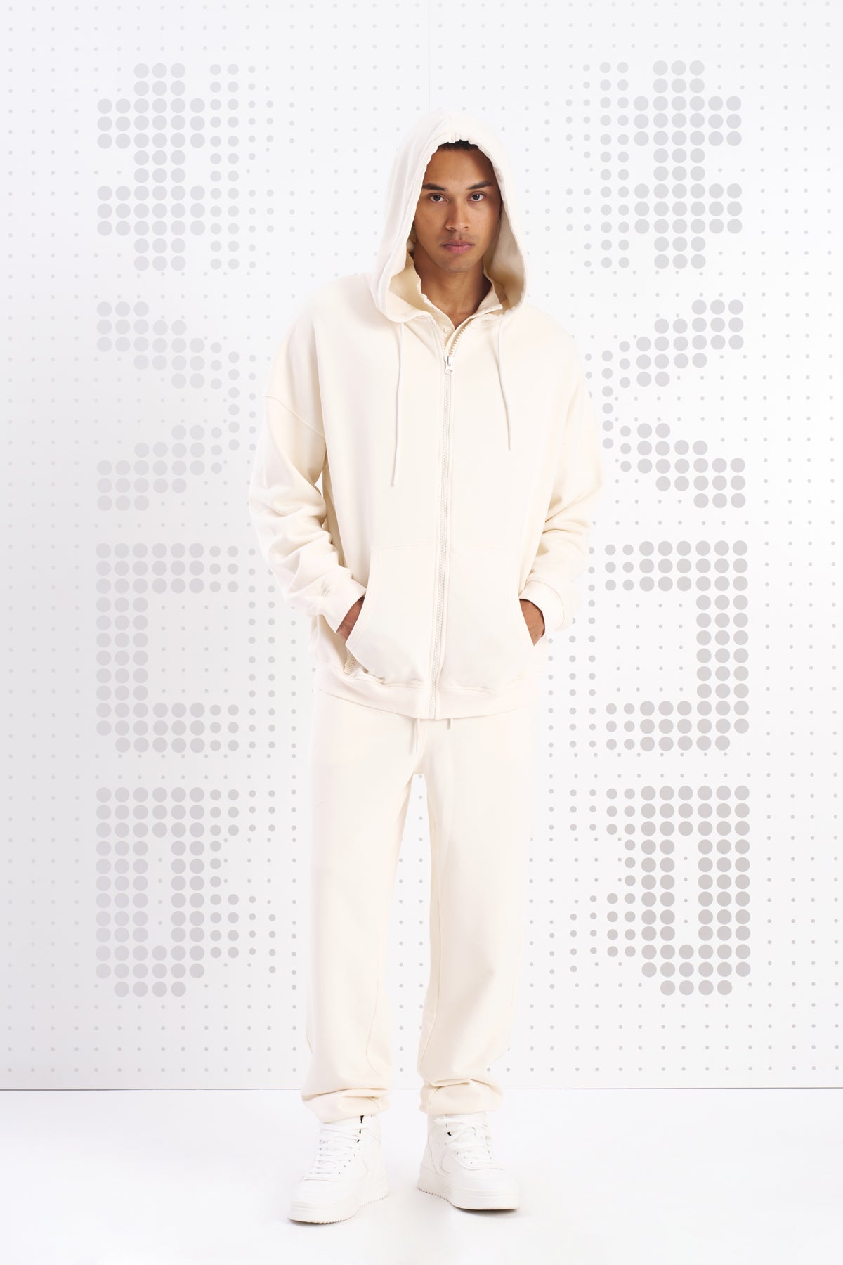 Krem  Sweatshirt Moto