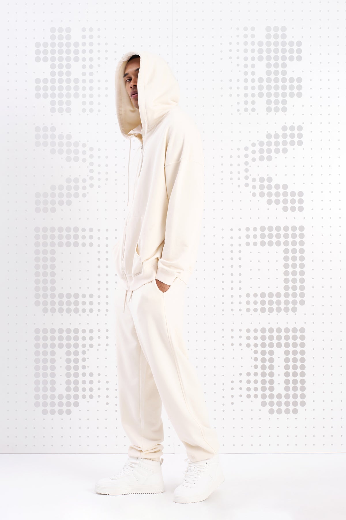Krem  Sweatshirt Moto