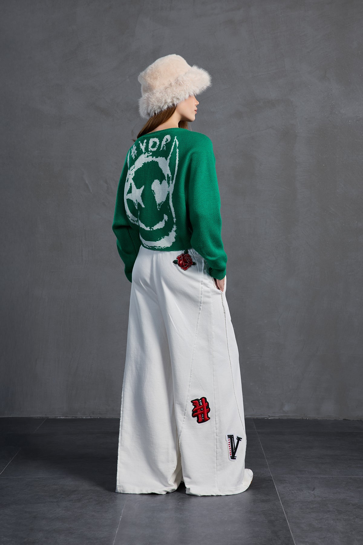 Bej Kürk Görünümlü Bucket Sapka Peter