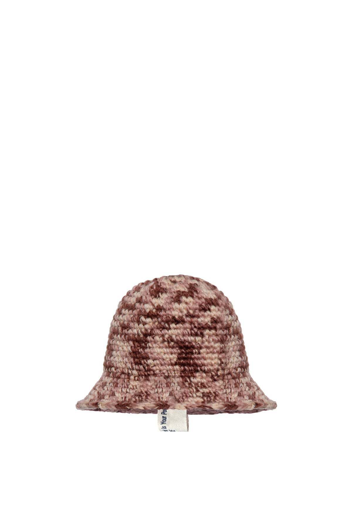 Bej Kahverengi Örgü Bucket Sapka Polin