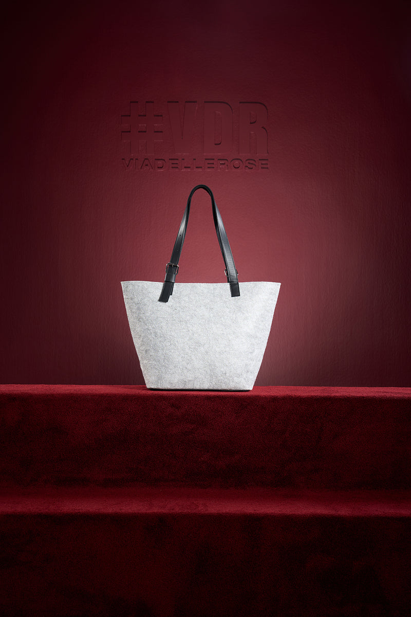 GRİ MELANJ ÇANTA SHOPY
