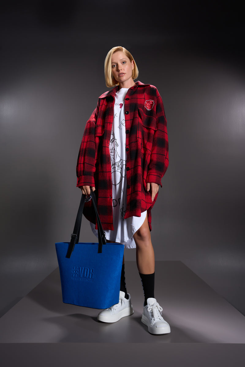 SAKS MAVİSİ ÇANTA SHOPY
