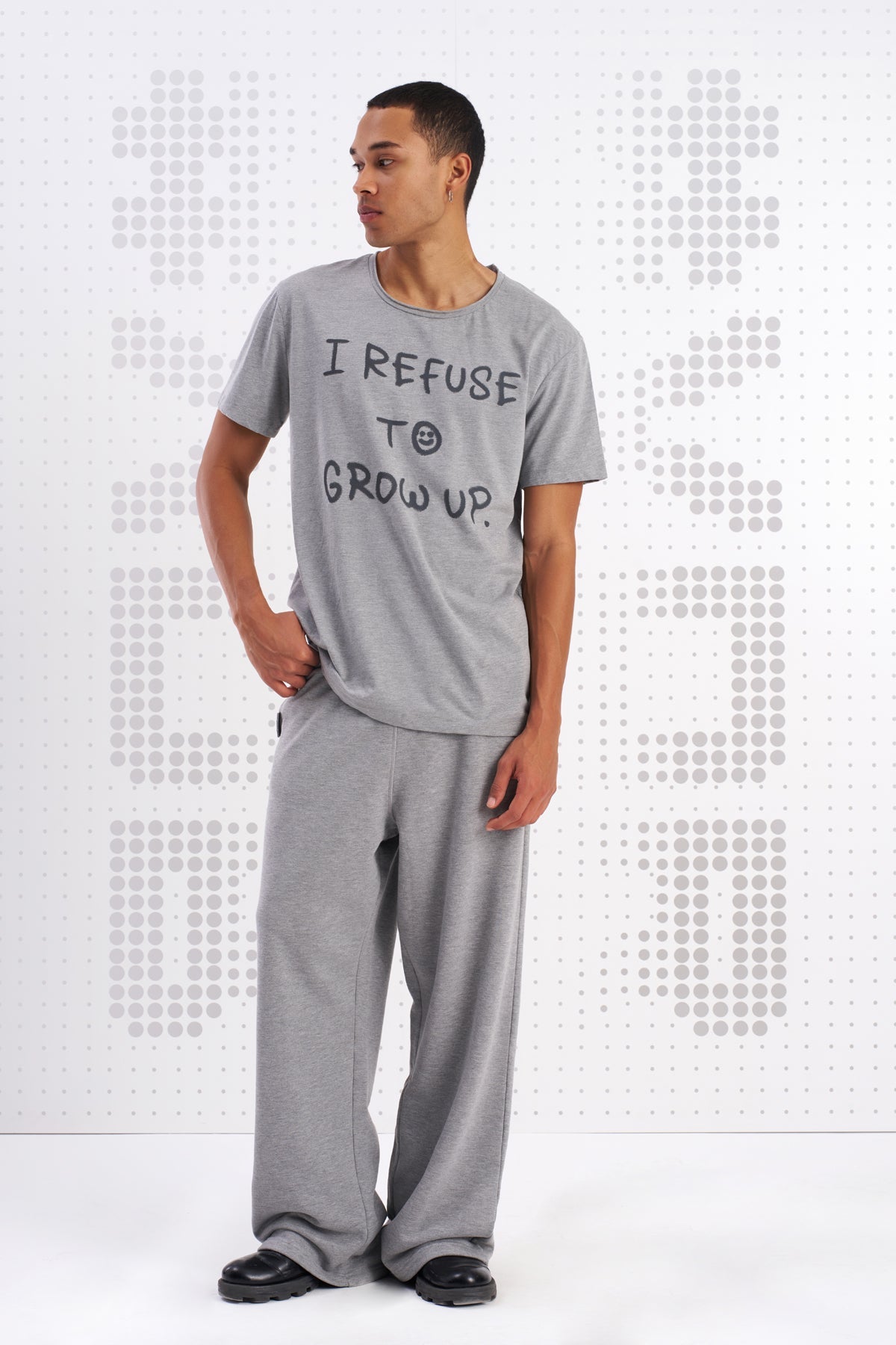 Gri Melanj  T-shirt Soccer