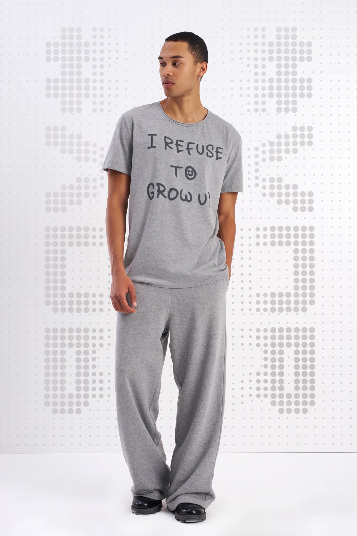 Gri Melanj  T-shirt Soccer