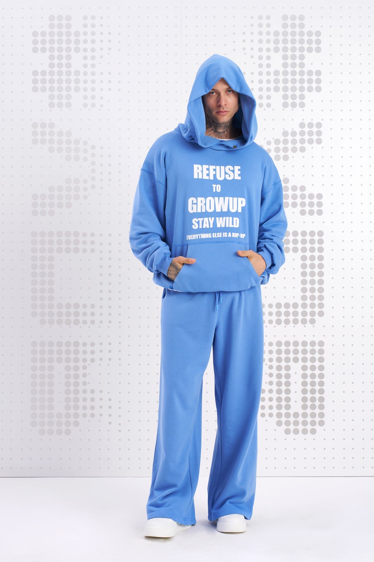 Açik Mavi  Sweatshirt Suita