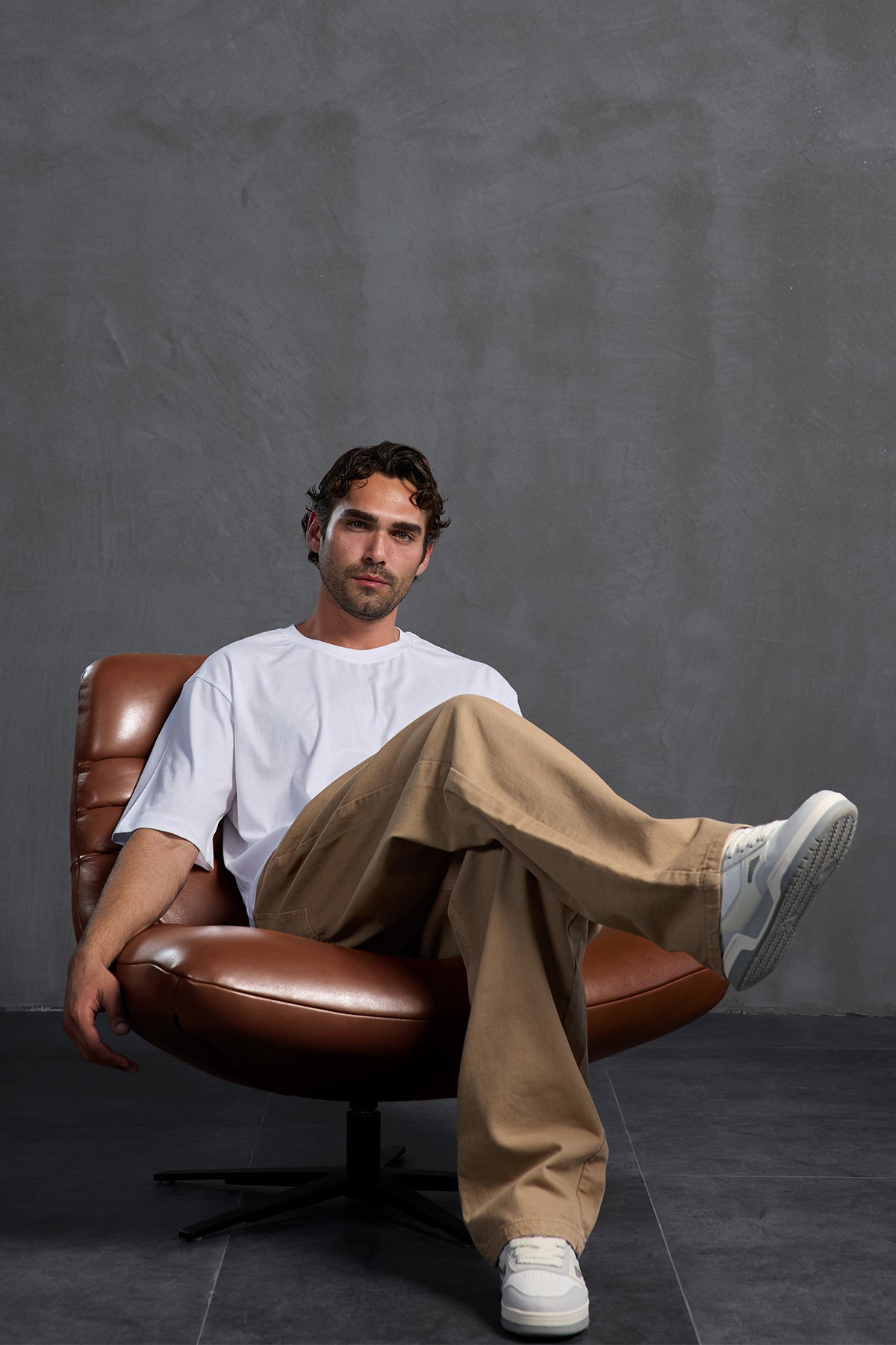 Bej Baggy  Pantolon 10014