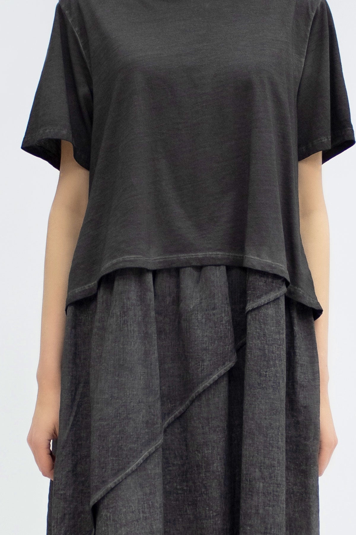 Antrasit  Elbise 5006
