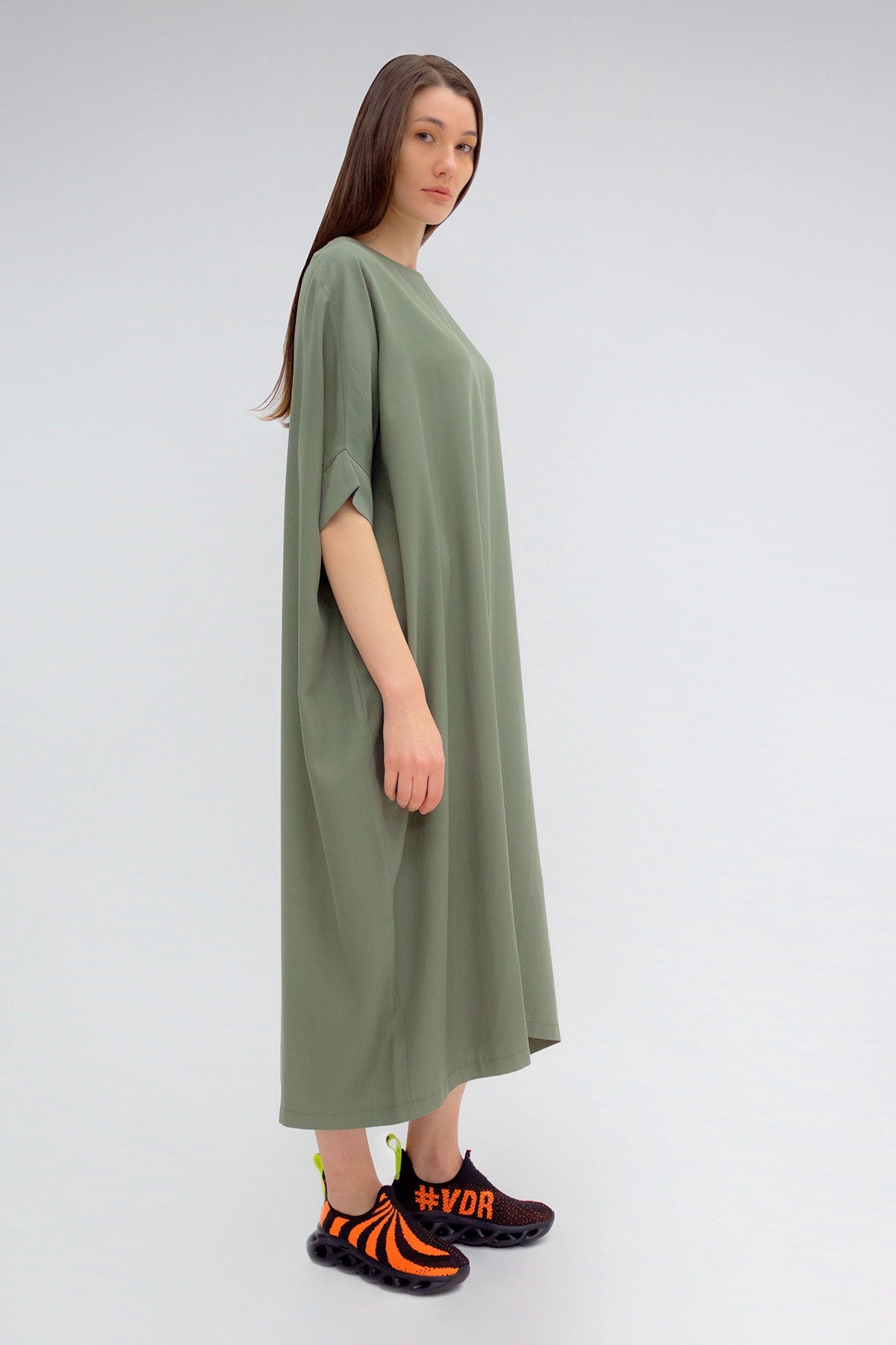 Haki  Elbise 5195
