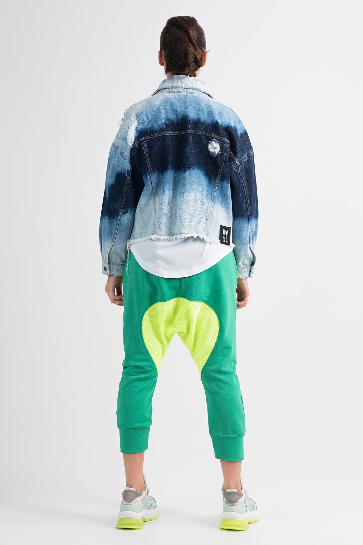 Yesil Sari Neon  Pantolon 7094