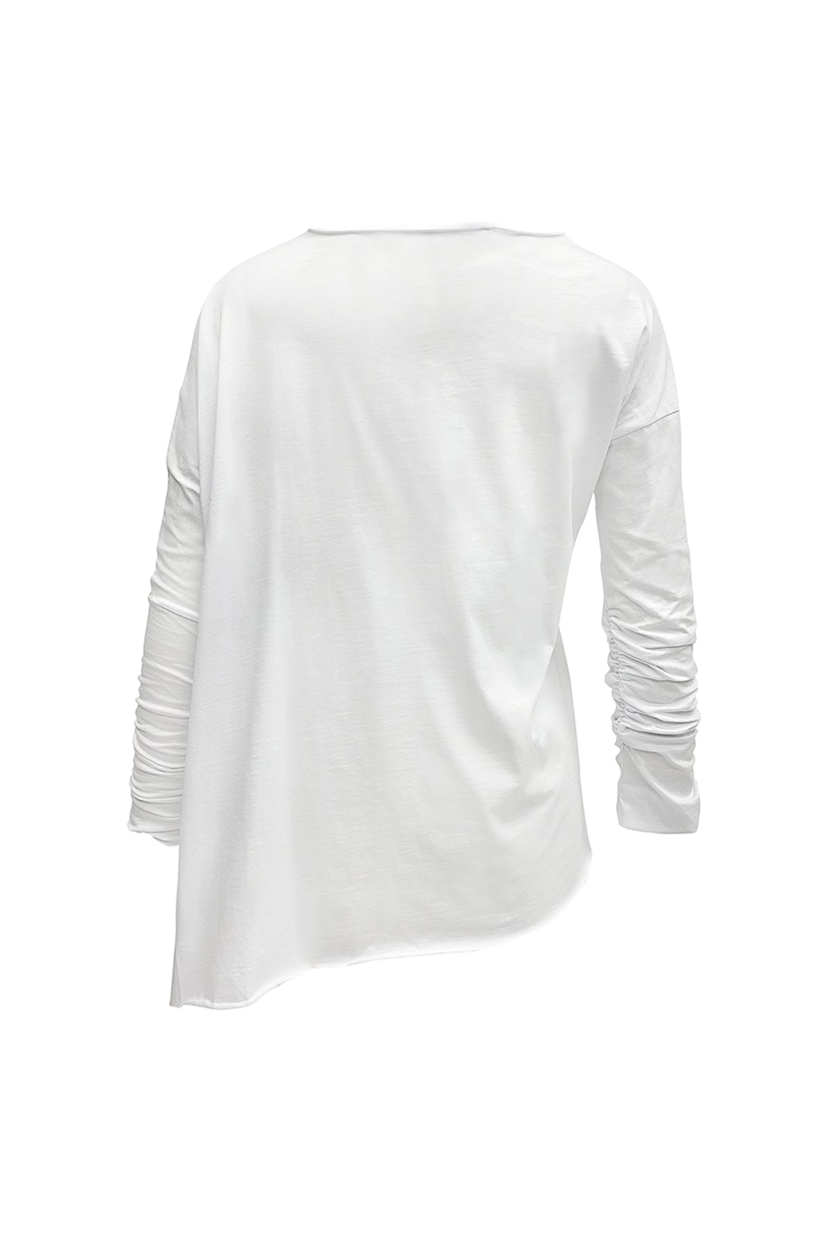 Beyaz  Uzun T-shirt 7123